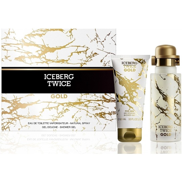 ICEBERG Twice Gold Pour Homme SET: EDT 125ml + shower gel 100ml